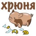 Стикеры Хрюня в Telegram