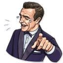 Стикеры Агент 007 в Telegram