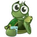 Стикеры Черепашка Джо в Telegram