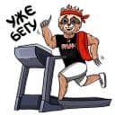 Стикеры Loft Fitness в Telegram
