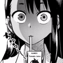 Стикеры Nagatoro-san (черно-белые) в Telegram